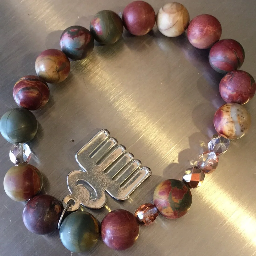 Custom MADE COLORFUL NATURAL PICASSO BEADS-10MM